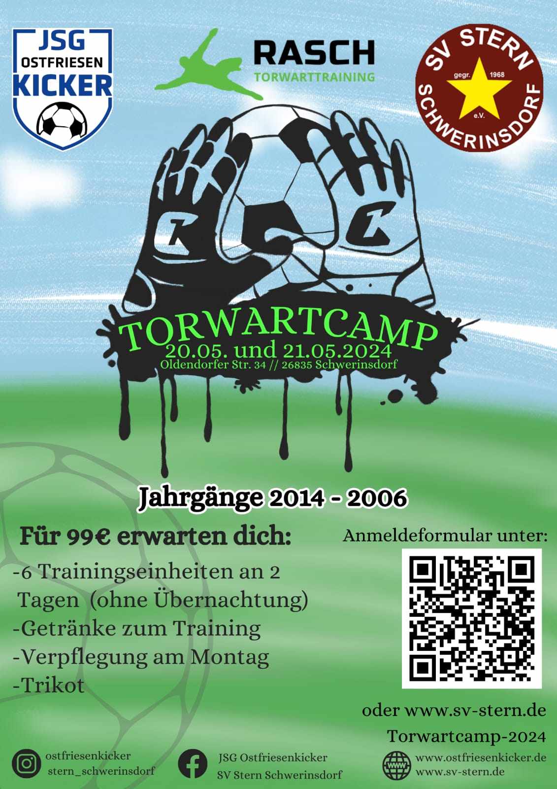 Torwartcamp 2023 Flyer